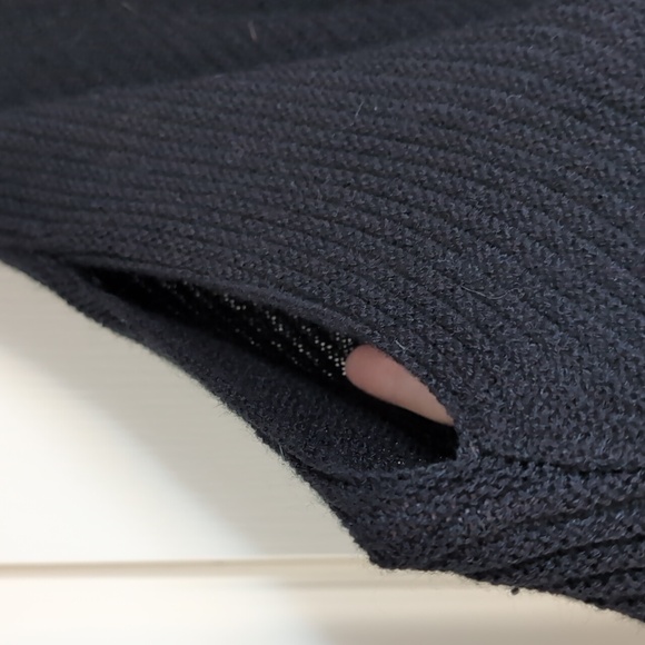 Shein poncho black with pocket - Picture 3 of 5